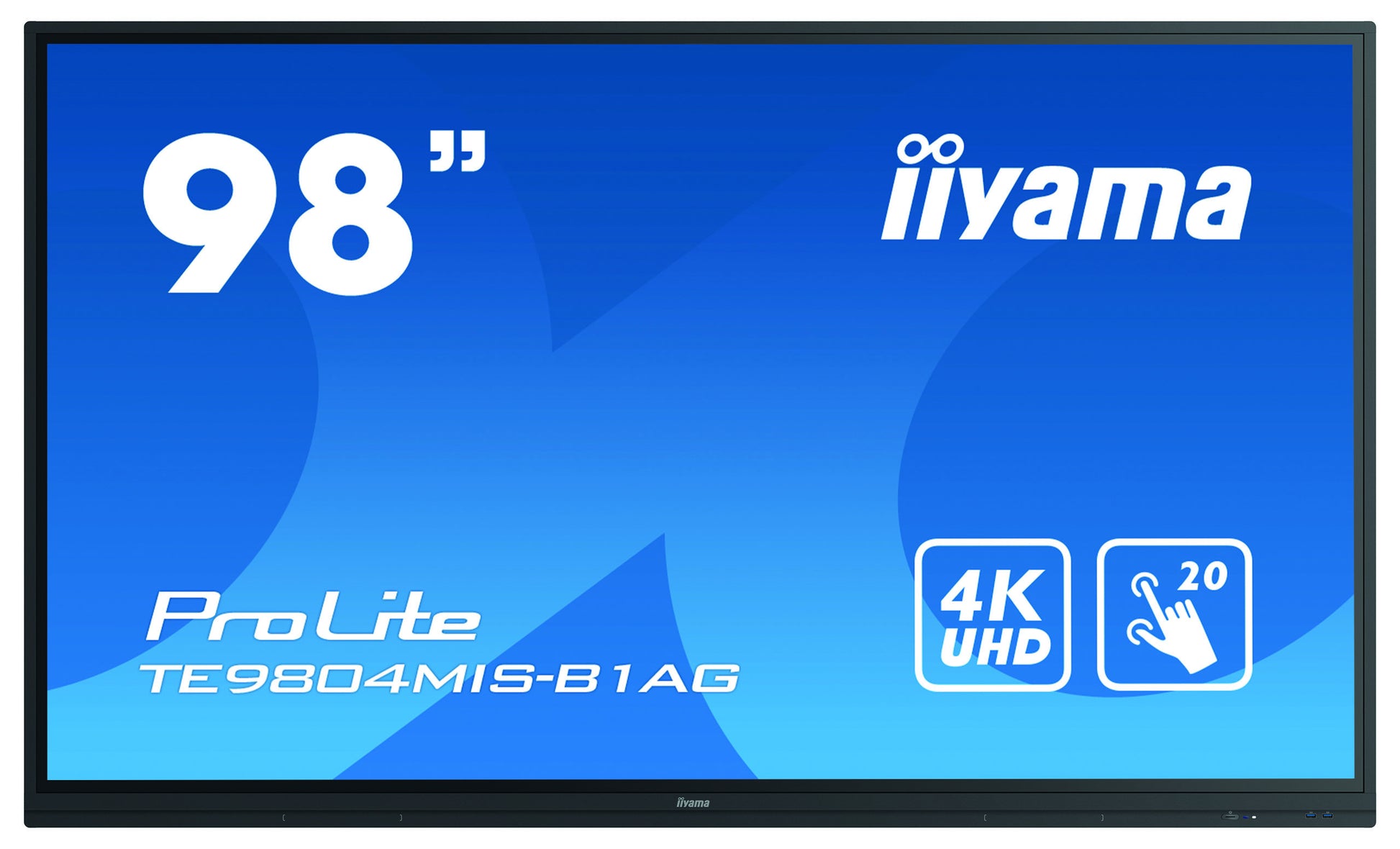 iiyama Interaktives Touch-Display, 98", Ultra HD 4K, IPS, Touch (20-Punkt IR)