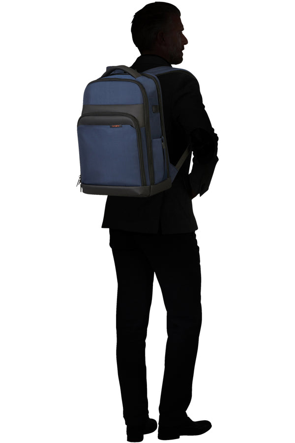 Samsonite Mysight Notebook-Rucksack – 16,5 l, Aufsteckfunktion, recyceltes PET (rPET), Blau