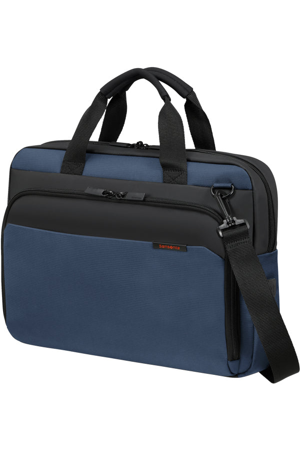 Samsonite Notebook-Tasche – für Notebooks bis 15,6", 12,5 l, Aufsteckfunktion, recyceltes PET (rPET), blau
