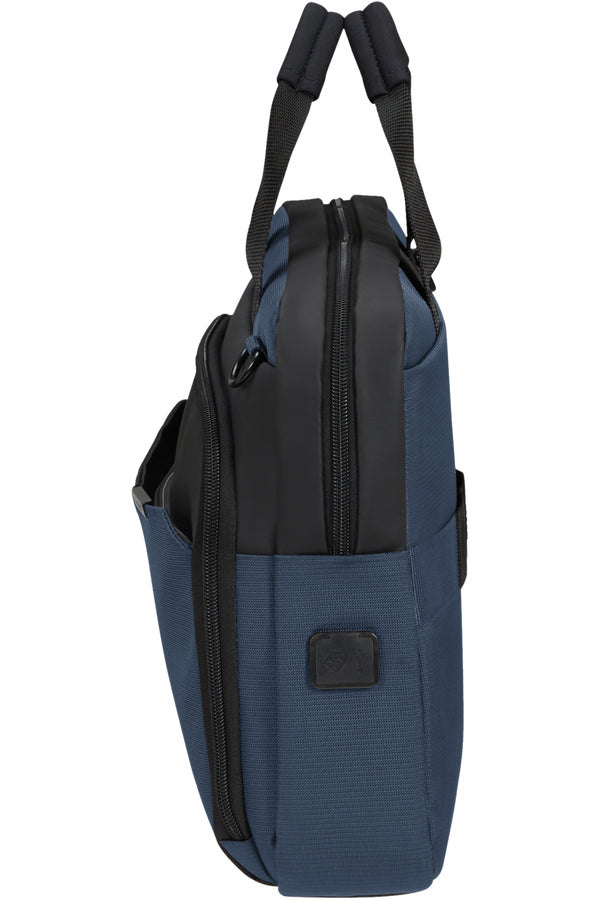 Samsonite Notebook-Tasche – für Notebooks bis 15,6", 12,5 l, Aufsteckfunktion, recyceltes PET (rPET), blau