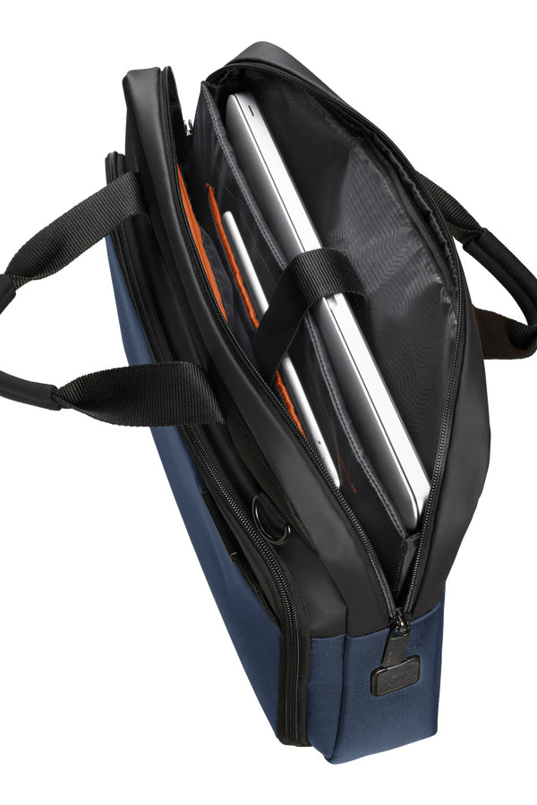 Samsonite Notebook-Tasche – für Notebooks bis 15,6", 12,5 l, Aufsteckfunktion, recyceltes PET (rPET), blau