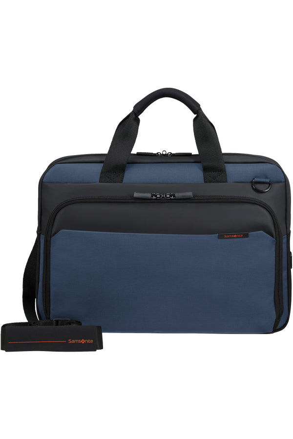 Samsonite Notebook-Tasche – für Notebooks bis 15,6", 12,5 l, Aufsteckfunktion, recyceltes PET (rPET), blau