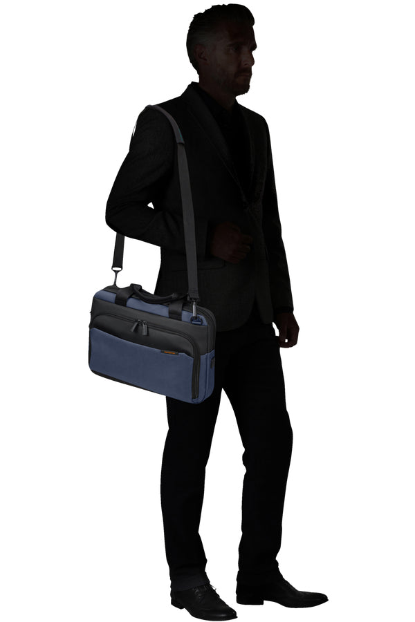 Samsonite Mysight Notebook-Tasche – für Notebooks bis 14,1", für Tablets bis 10,5", 8,5 l, Aufsteckfunktion