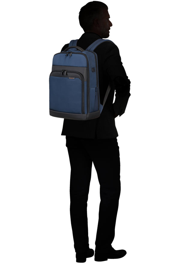 Samsonite Mysight Notebook-Rucksack – 19 l, Aufsteckfunktion, Recyceltes PET (rPET), Blau