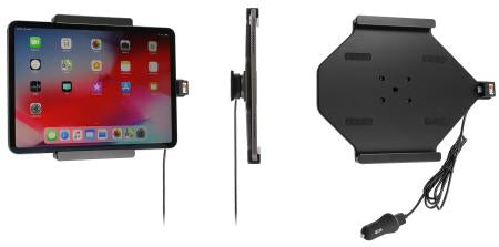 Brodit Fahrzeug-Dock für Apple iPad Air 10,9" (4. Gen.), iPad Pro 11" (1.–2. Gen.) – Zigarettenanzünder, USB