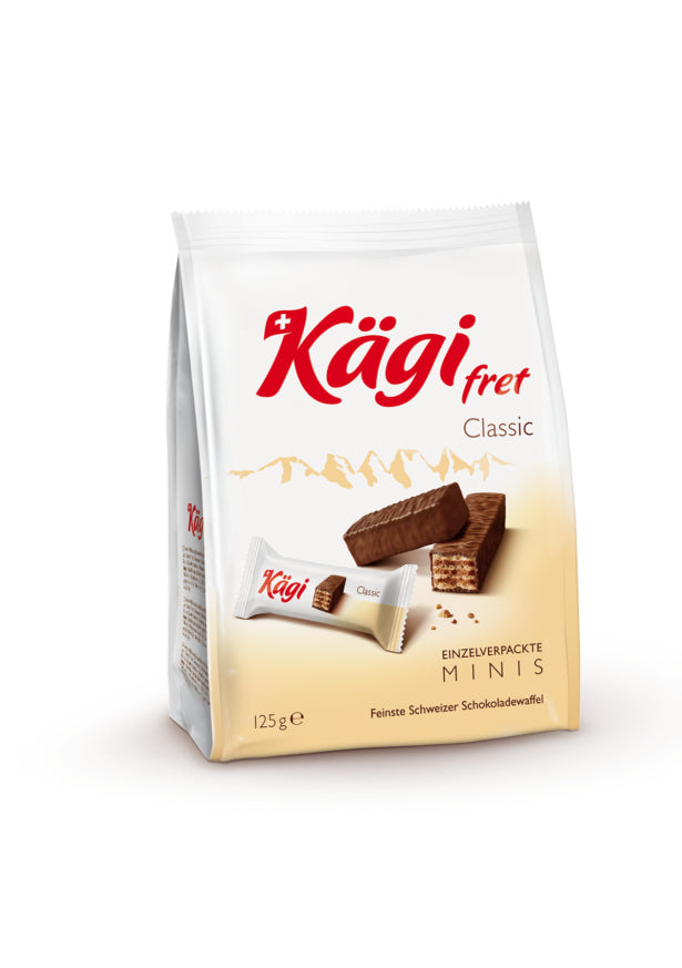 Kägi Fret Mini Waffelgebäck – Milchschokolade – 125 g