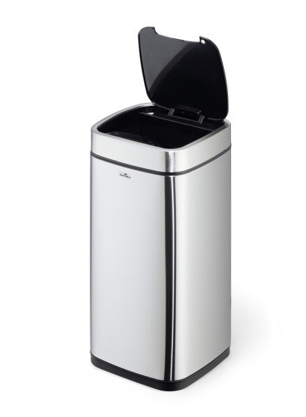 Durable Abfallcontainer – 21 l – mit Deckel – Edelstahl – Ø 270 × H 570 mm