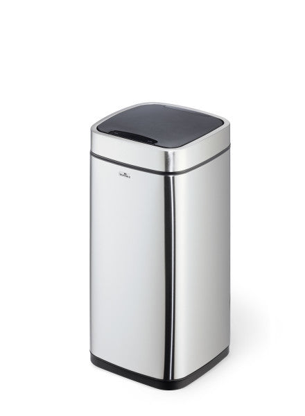 Durable Abfallcontainer – 21 l – mit Deckel – Edelstahl – Ø 270 × H 570 mm
