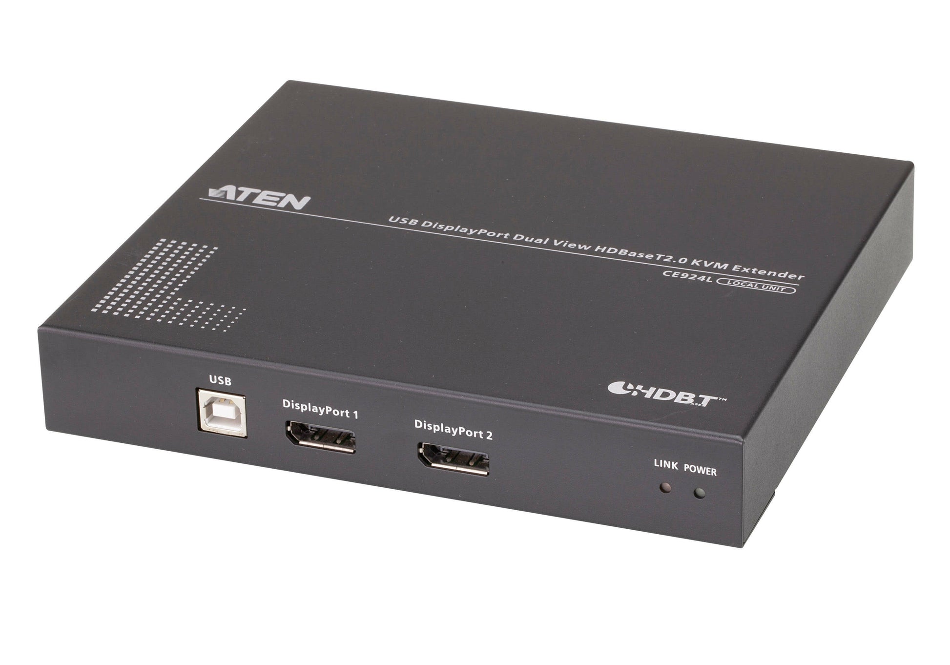 ATEN DisplayPort KVM-Extender über HDBaseT, bis 100 m, 4K (4096 × 2160), Set, inkl. DisplayPort- & USB-Kabel