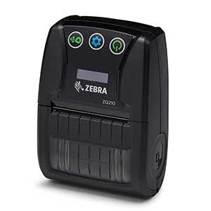 Zebra ZQ210 – Etikettendrucker, Thermodirekt, 203 × 203 dpi, USB, Bluetooth, 60 mm/s, für Medien bis 58 mm