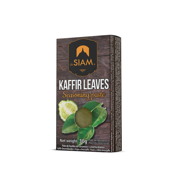 deSIAM Würzpaste Kaffirlimettenblätter, glutenfrei – 30 g