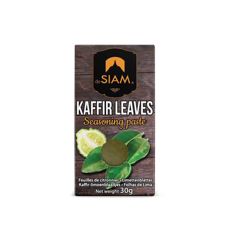 deSIAM Würzpaste Kaffirlimettenblätter, glutenfrei – 30 g
