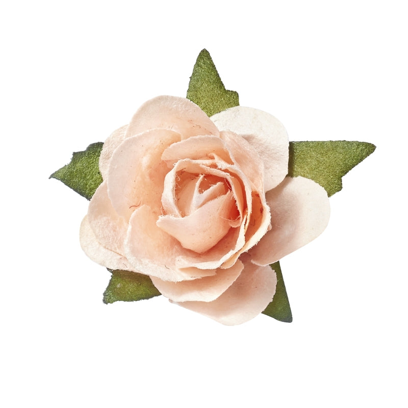 HobbyFun Streu-Rosen, apricot, Kunststoff, 20 mm, 20 Stk