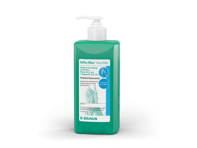 B. Braun Händedesinfektionsgel Softa-Man ViscoRub – Flasche – 500 ml