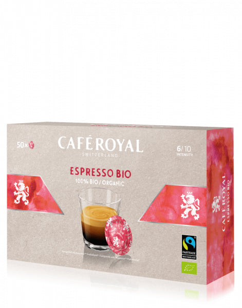 Café Royal Bio Espresso Kaffeepads – für Nespresso Professional & Café Royal Professional – 50 Pads