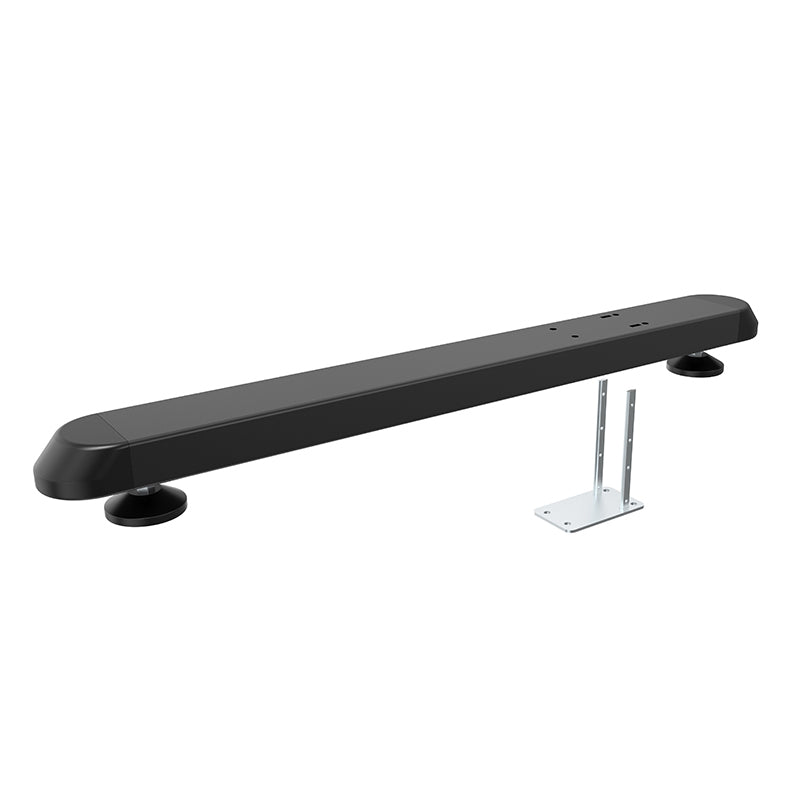 Hagor 3203 Wandplatte – 1'000×100×95 mm – für 3228, 3232, 3207 und andere – Schwarz