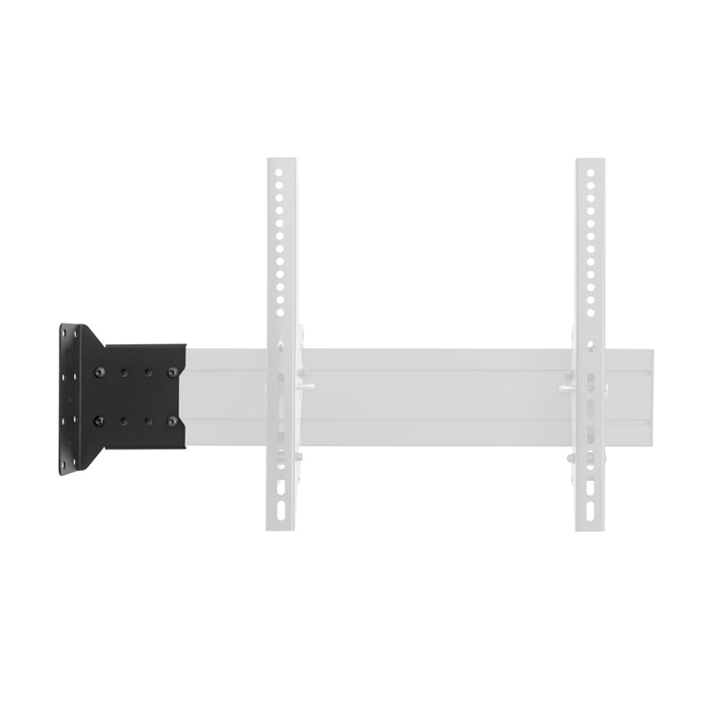 Hagor CPS Single Rail Schelle – Höhe 180 mm, Stahl – für 3210, 3211, 3212 – Schwarz