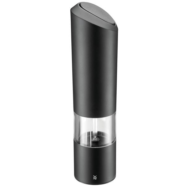 WMF Salz-/Pfeffermühle 21 cm, Kunststoff, Schwarz, mit Keramikmahlwerk, batteriebetrieben