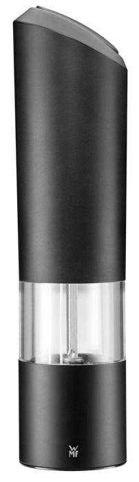 WMF Salz-/Pfeffermühle 21 cm, Kunststoff, Schwarz, mit Keramikmahlwerk, batteriebetrieben