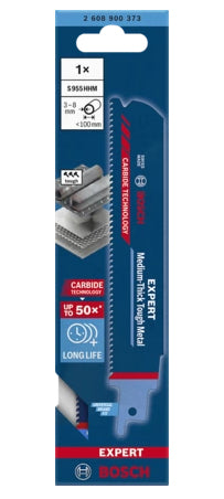 Bosch EXPERT Säbelsägeblatt 150 × 2,5 mm Hartmetall – für Metall – 1 Stk