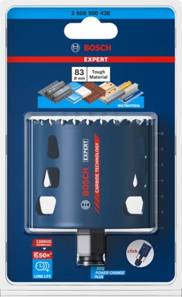 Bosch EXPERT Lochsäge 83 × 60 mm Hartmetall – für Metall
