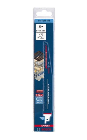 Bosch Säbelsägeblatt, EXPERT Multi Material, S 1156 XHM, 175 mm, blau