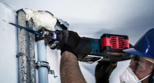 Bosch Säbelsägeblatt 300 mm Hartmetall – für Bauholz mit Nägeln, glasfaserverstärkter Kunststoff, Kunststoff