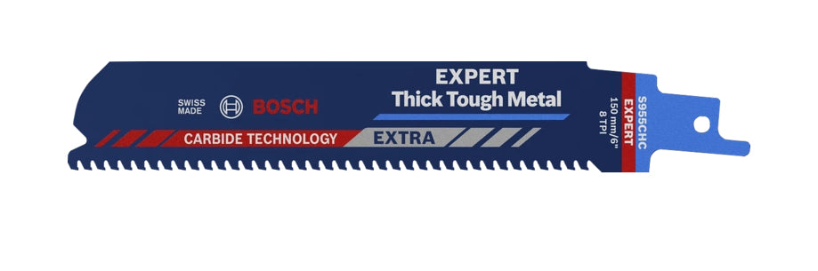 Bosch EXPERT Thick Tough Metal Säbelsägeblatt 150 mm Hartmetall – für Metall – 1 Stk