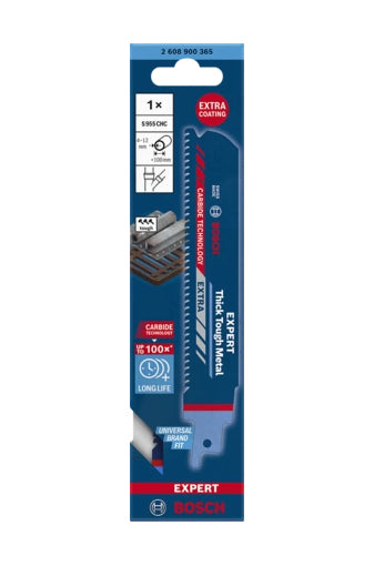Bosch EXPERT Thick Tough Metal Säbelsägeblatt 150 mm Hartmetall – für Metall – 1 Stk