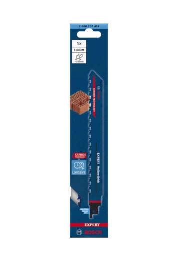 Bosch EXPERT Säbelsägeblatt 190 mm Hartmetall – für Mauerwerk & Beton – 1 Stk