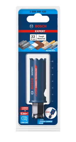 Bosch Professionelle EXPERT Tough Material Lochsäge 22 × 60 mm – für Fliesen – 1 Stk