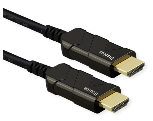 ROLINE HDMI Kabel HDMI 2.1 8K 60 Hz – 30 m – AOC, aktiv