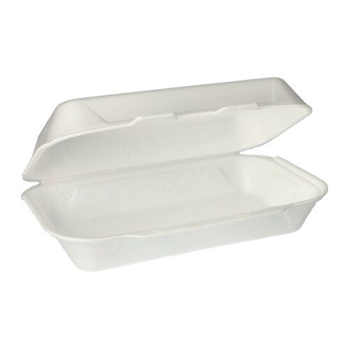 Papstar Take-away-Box, PS – 1,8 l, 240 × 133 × 75 mm – 100 Stk.