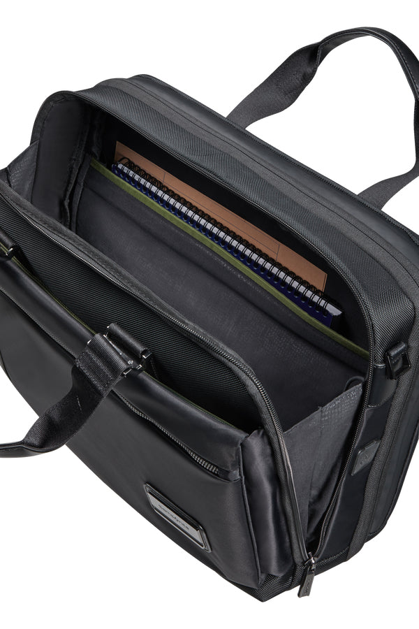 Samsonite Notebook-Tasche – 20/24 l, für Notebooks bis 15,6", Polyester, schwarz, 43 × 31 × 13,2/21,5 cm
