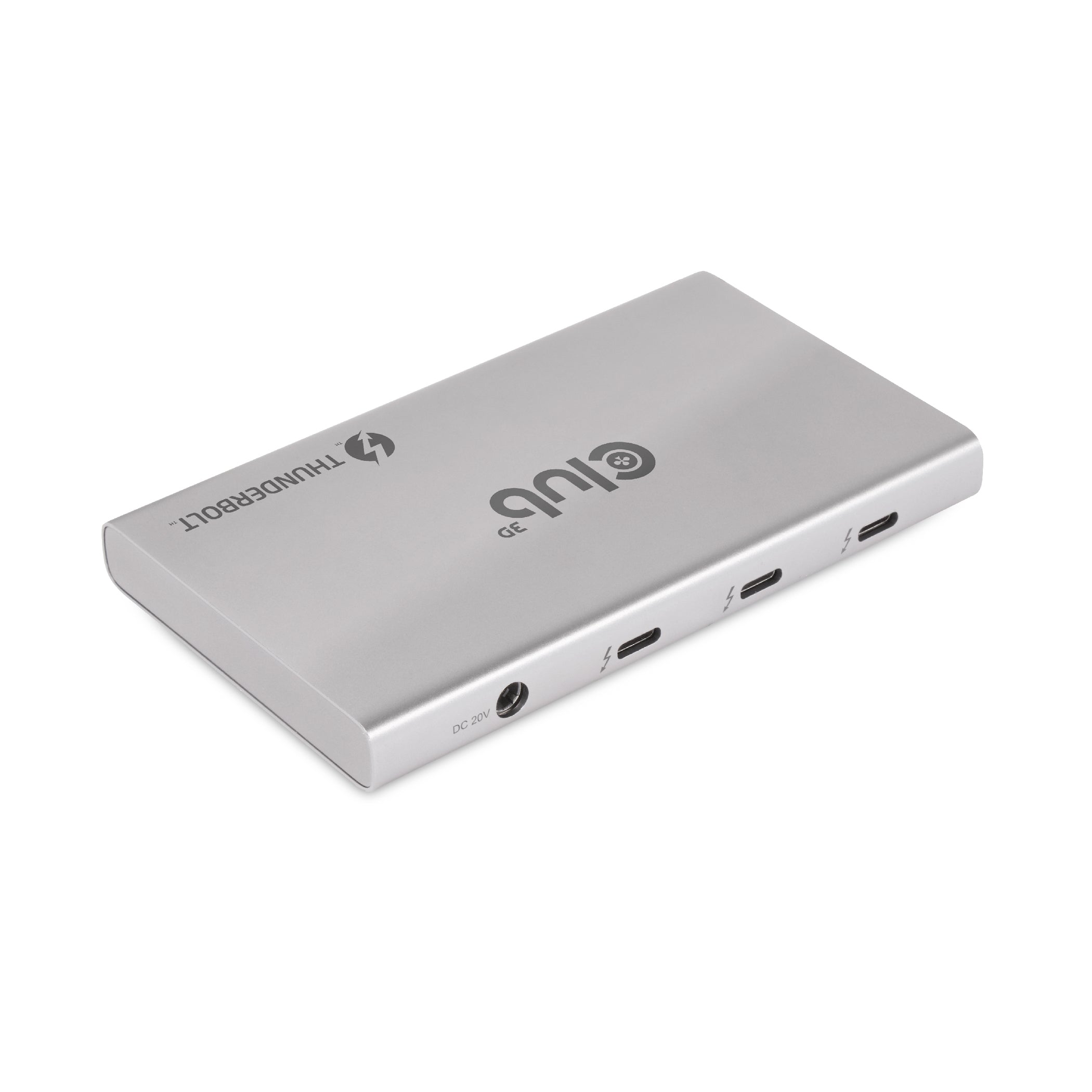 CLUB3D Club 3D Thunderbolt Hub – Thunderbolt 4, 1× USB-A, 4× TB4, für Windows/Mac