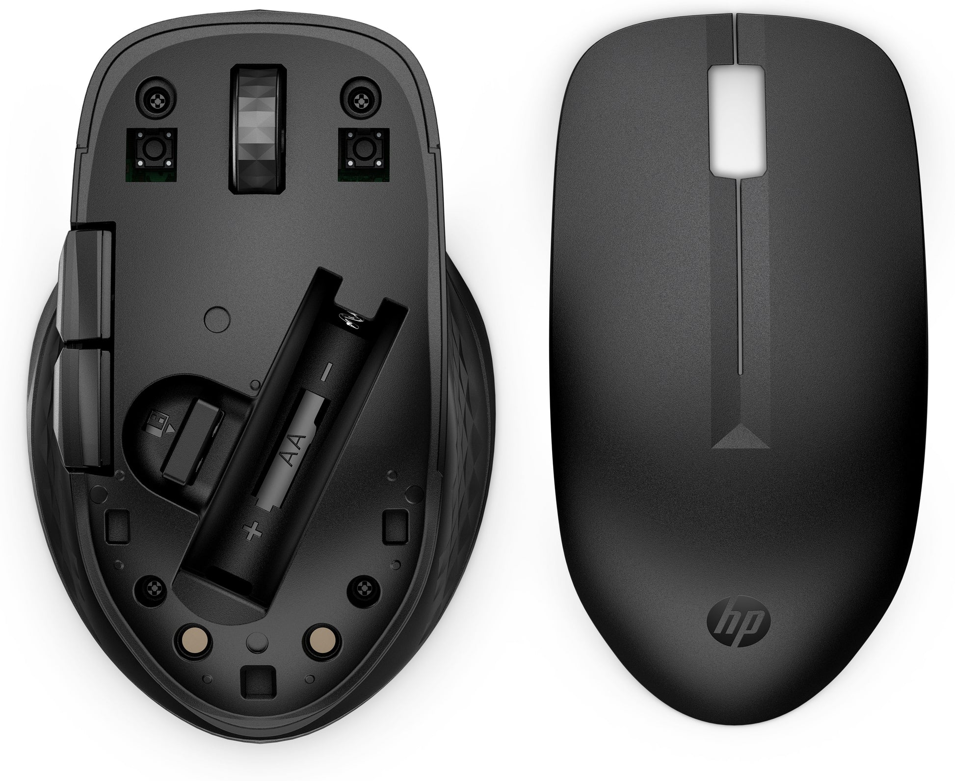 HP 435 – Maus – Kabellos (Bluetooth/2,4 GHz), 4000 DPI, beidhändig