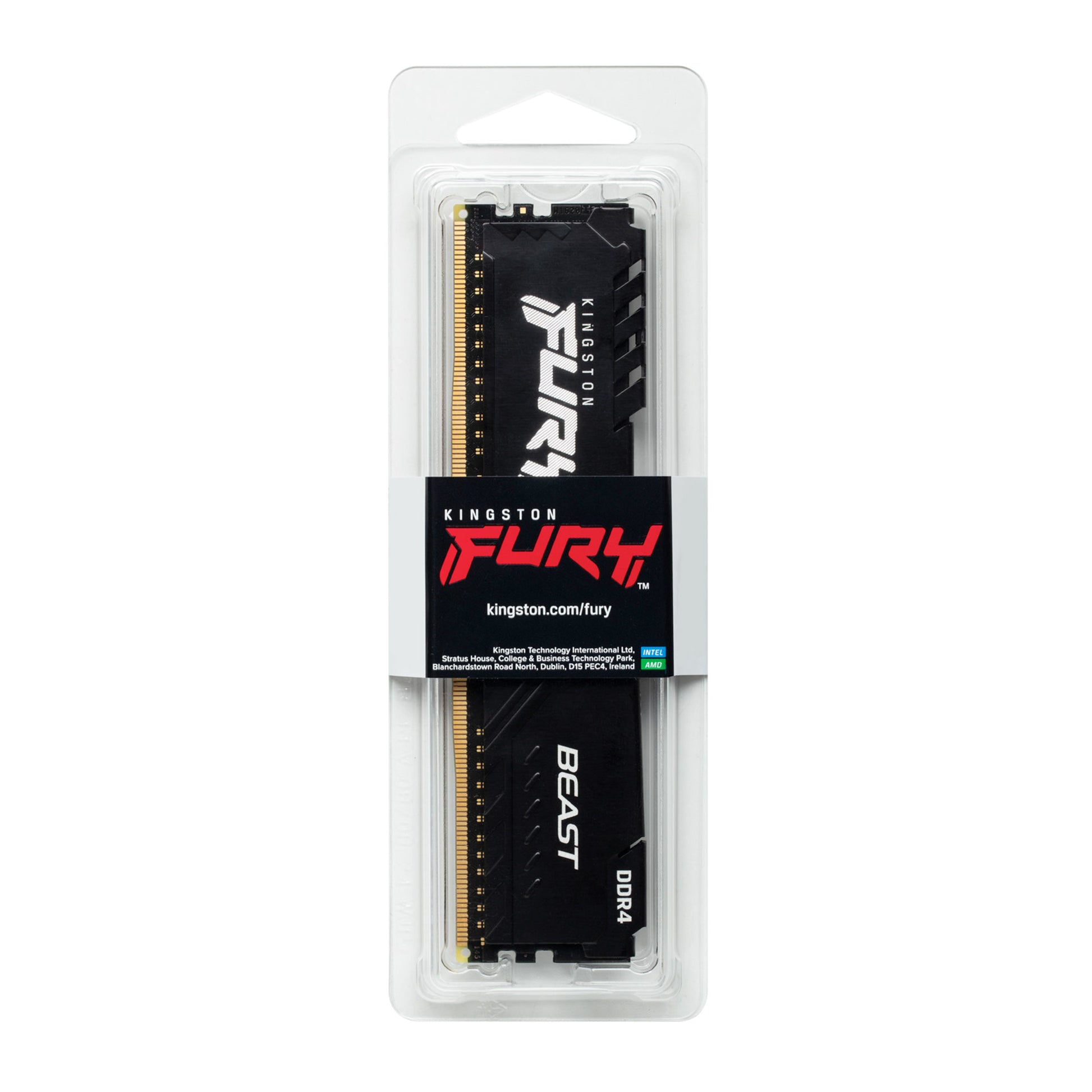 Kingston Technology Kingston FURY Beast – 16 GB DDR4, 3200 MT/s, CL16, 288-poliger DIMM