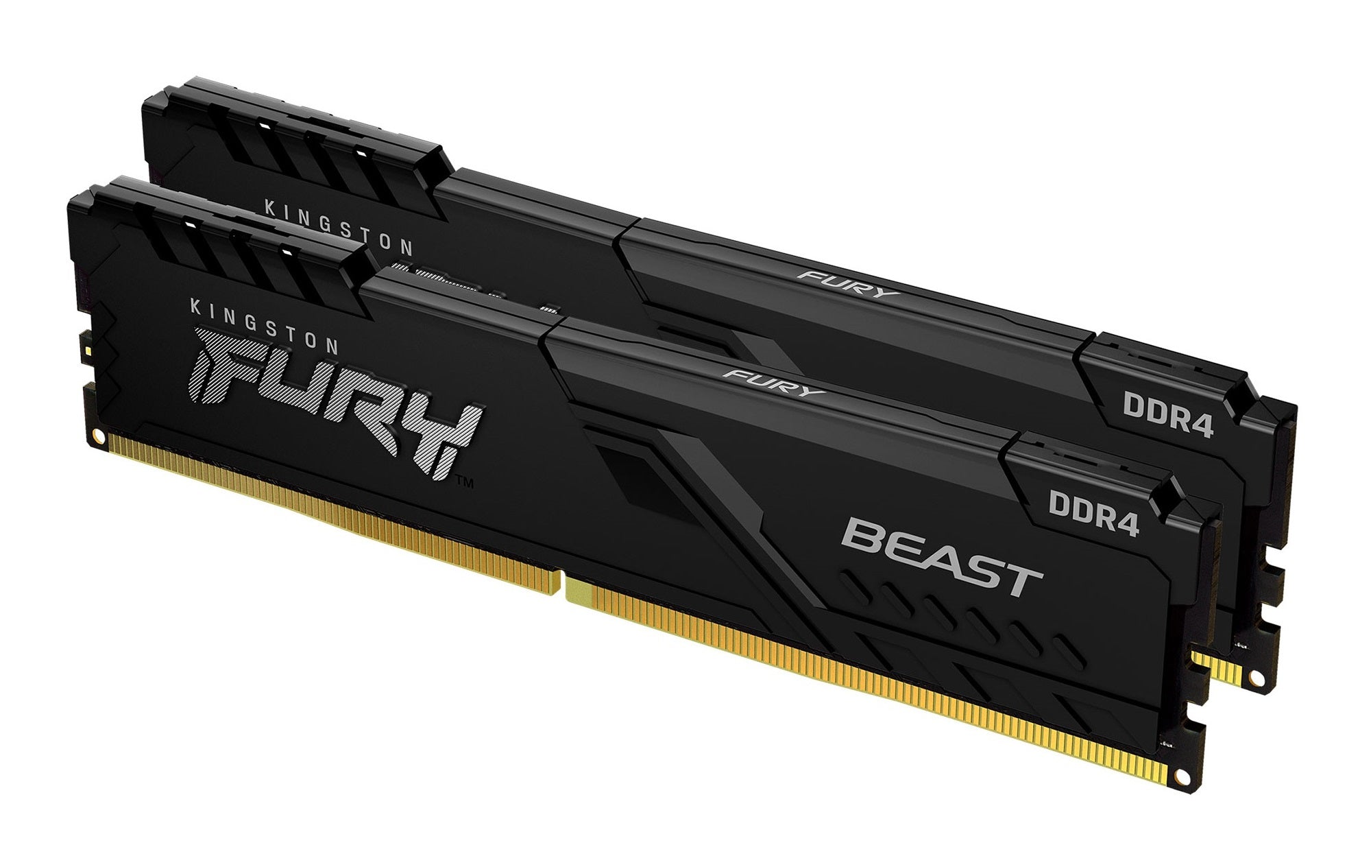 Kingston Technology Kingston FURY Beast – Arbeitsspeicher – 32 GB (2×16 GB), DDR4 3600 MT/s CL18, 288-poliger DIMM, Schwarz
