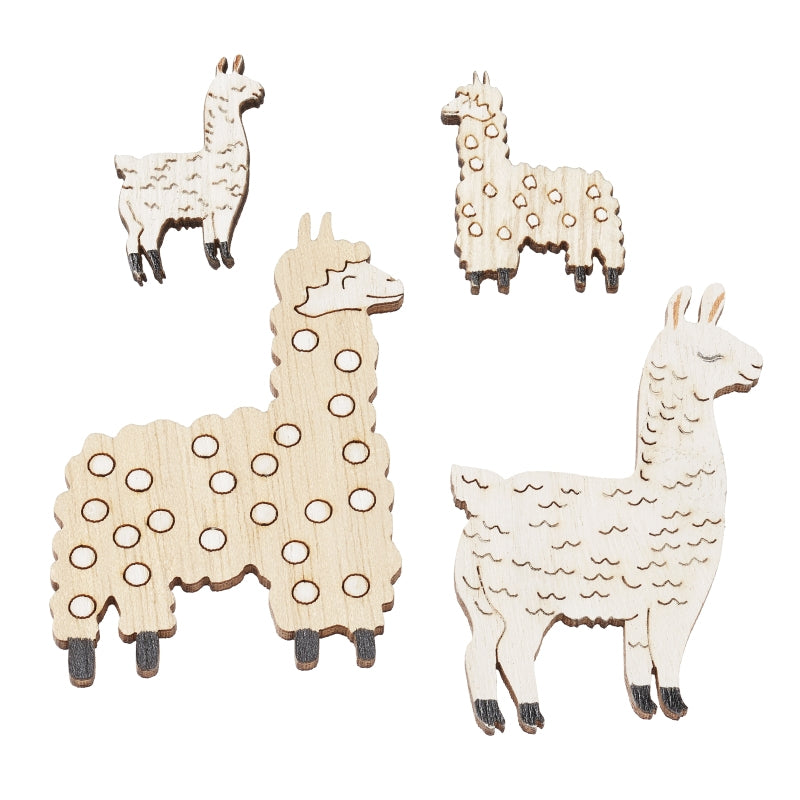 HobbyFun Streuteile Lama, Holz