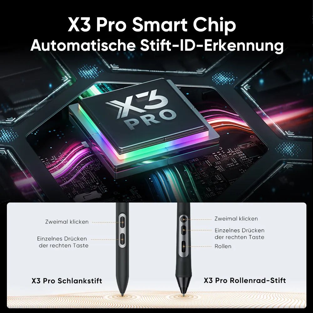 XPPen XP-Pen – Stiftdisplay Artist Pro 19 Gen 2, 18,4", schwarz, für macOS (10.13+)
