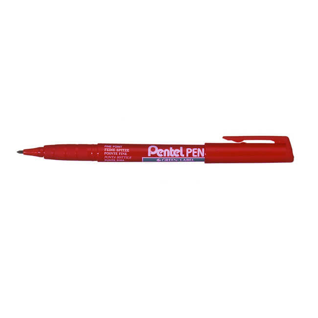 Pentel Permanent Marker – Rot