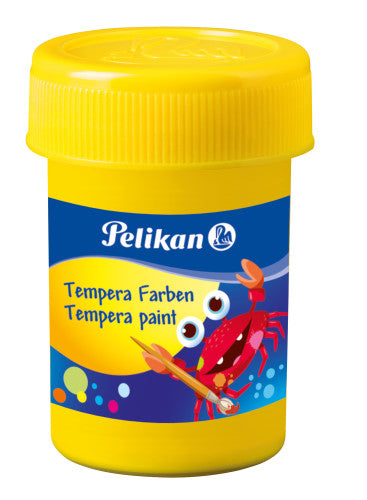 Pelikan Tempera-Farben für Kinder – 6 Farben, Mehrfarbig – 6×25 ml (150 ml) – für Papier, Holz, Keramik