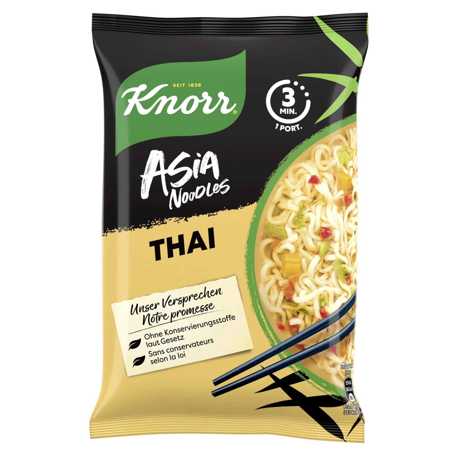 Knorr Instantnudeln Thai Beutel – 70 g