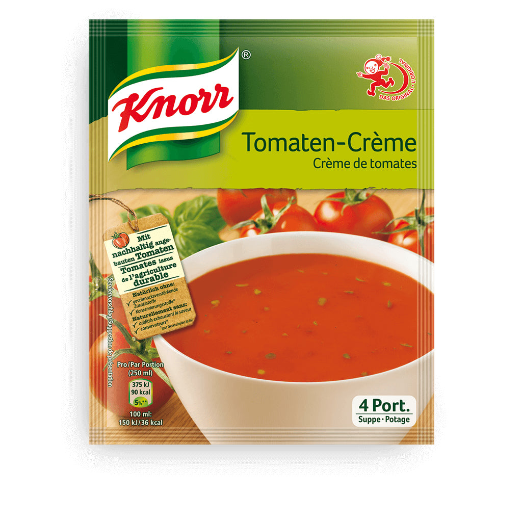 Knorr Creme-Suppe Tomate Beutel – 102 g
