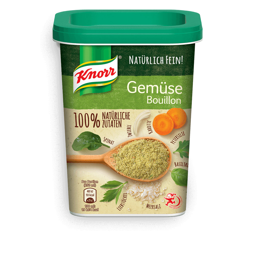 Knorr Gemüsebouillon Granulat, vegetarisch – 228 g