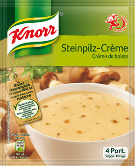 Knorr Crème-Suppe, Steinpilz, Beutel – 66 g