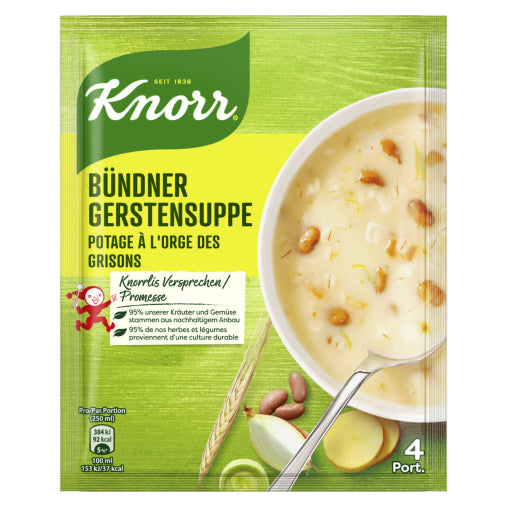 Knorr Bündner Gerstensuppe Beutel – 108 g