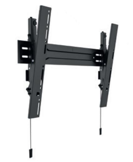 Hagor Wandhalterung – Neigbar – 55–75" – VESA 100×100–600×400 – bis 35 kg – BL Superslim Tilt 600, Schwarz