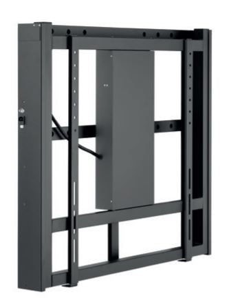 Hagor Wandhalterung, für 84–110", motorisiert, schwarz