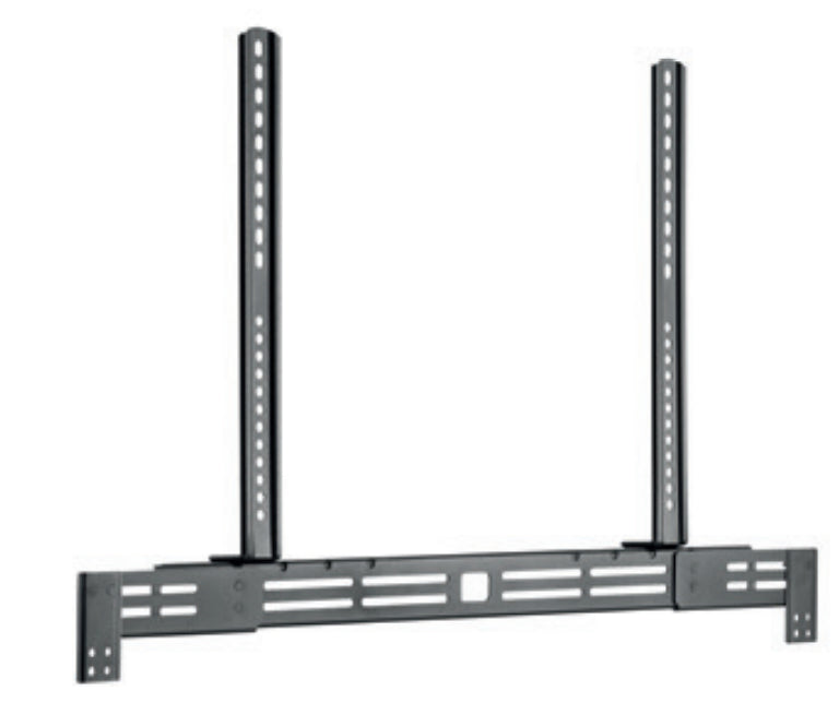 Hagor Soundbar-Halterung (VESA) – bis 10 kg, VESA 100×100–600×400 mm – für 55–75" TVs – Schwarz